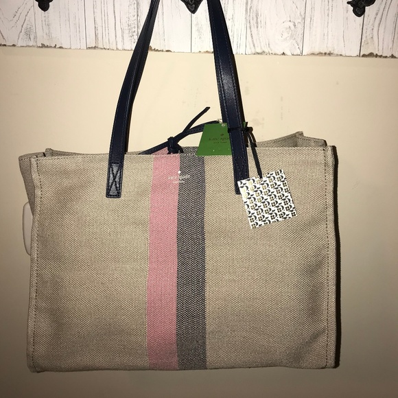 kate spade canvas tote bag